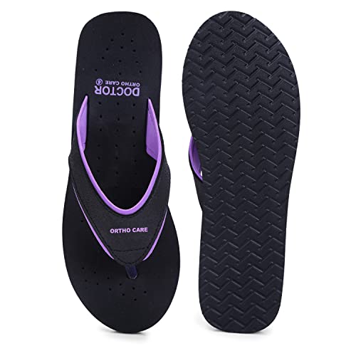 Image of DOCTOR EXTRA SOFT Chappal Care Orthopaedic and Diabetic Comfort Doctor Flip-Flop and House Slipper's for Women's D-18