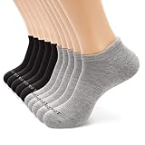 MONFOOT 10 Pairs Athletic Cushioned Running Performance Heel Tab Ankle Socks For Men/Women Medium