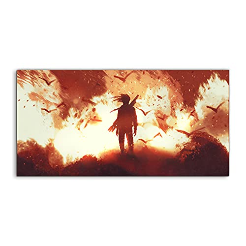 Art photo sur verre 100x50cm pour sublimer le mur de votre salon