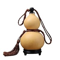 Amazon.co.jp: ひょうたん 水筒 レトロ徳利瓢箪 水筒 自然 蜜蝋抗浸透