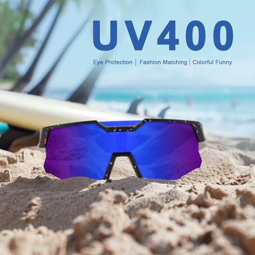 Kids Sunglasses Youth Baseball Sunglasses for Boys Girls, Polarized Teens Softball Sports Cycling Glasses Age 8-162