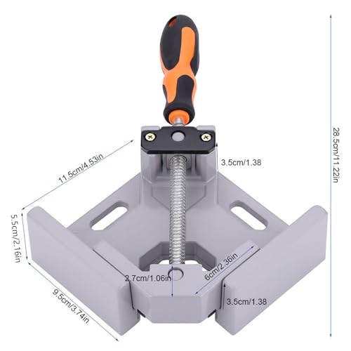 Pince à Angle Droit 90 Degrés, É d'Angle en Alliage d'Aluminium, Serre-Joint pour Travail du Bois et Soudage