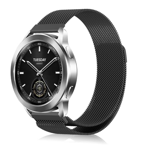 [AiMaoo] Xiaomi Watch S4/S3対応 ステンレス製マグネットバンド