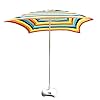 Parasols 6,6 Ft / 2 M Vierkante Terrasparaplu, Tuintafelparaplu Voor Buitentuin, Strand Commerciële Evenementenmarkt…