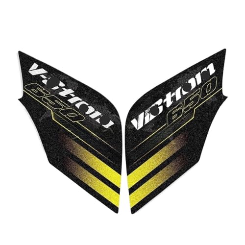 Protection réservoir moto V-Strom DL650 et 650XT autocollant noir