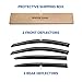 Window Visors Rain Guards Shield for 2013-2017 Honda Accord Sedan, Out-Channel Window Vent Wind Deflectors Visors Shades for 13-17 Accord