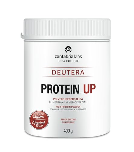 Protein up, proteine in polvere, per malnutrizione proteinca e sarcopenia, 400g