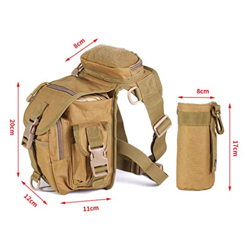 BESPORTBLE Mochila Tática Mochila de Acampamento Militar Táticas à Prova D'água Bolsas de Tecido Ox
