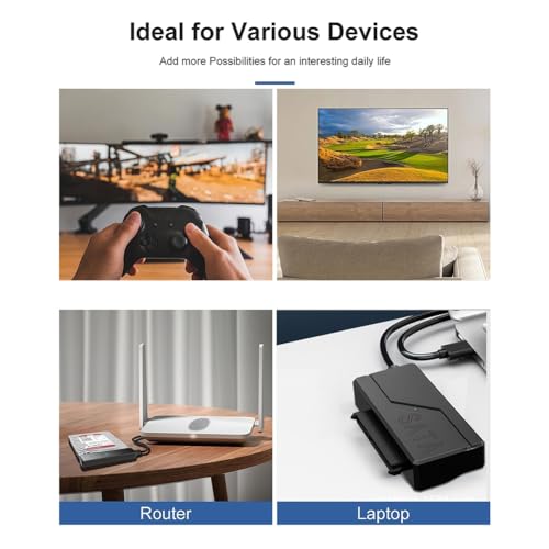 Cable USB 3.0 a SATA para disco duro externo miniatura 4
