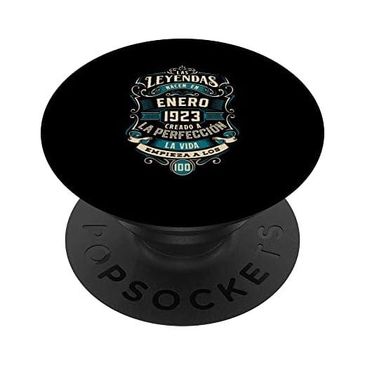 Leyendas 100 Cumpleaños 2023 Nacidos En Enero De 1923 PopSockets PopGrip Intercambiable