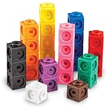 Learning Resources MathLink Cubes – Set of 100, Ages 5+, Counting Blocks for Early Maths Skills, Linking Cubes for Addition, Subtraction & Patterning