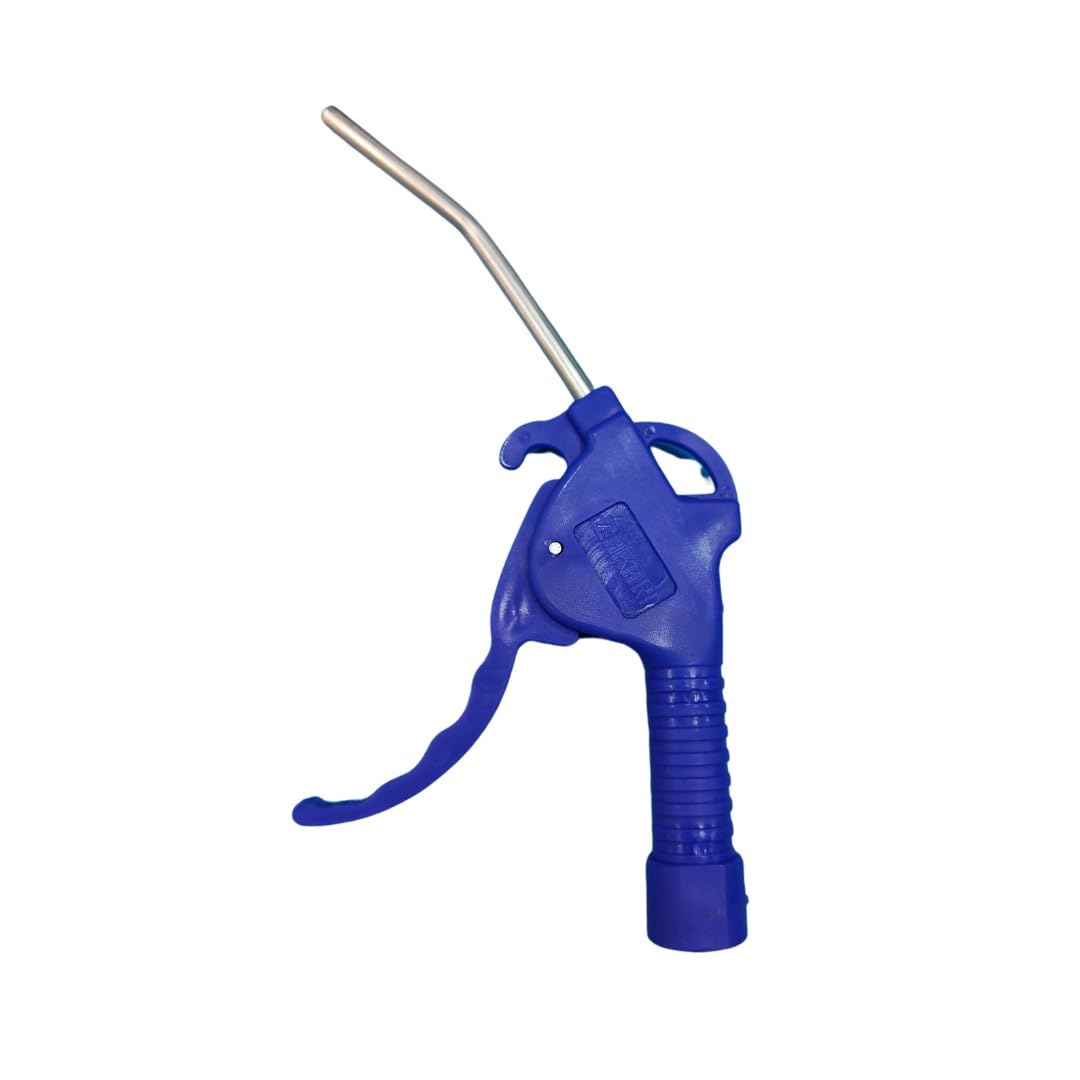 Plastic Air Blow Gun lightweight with 1/4" BSP Adapter for Cleaning & dusting application, straight nozzle. (AG-ASB, Blue colour) (1)-image-4