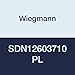 Wiegmann SDN12603710PL SDN12-Series NEMA 12 Flanged Single Door Disconnect Enclosure with Handle Painted Steel, 60" x 37 3/8" x 10"