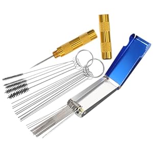 Gatuida Stainless Steel Cleaner Carburetor Cleaner 1 Set Through Needle Aluminum Box Carbon Brush Throttle Stainless Steel Remove Cleaner Cleaning Brush 7 41e1reqpbsl. sl500 . ss300