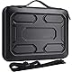 DOMISO 17.3 Zoll Laptoptasche Wasserdicht Schultertasche Schutzhülle Protective Laptop Case Sleeve Stoßfest für 17.3 Notebook/Dell Inspiron/MSI/Lenovo IdeaPad 320/HP Envy/LG Gram/ASUS/ACER,Schwarz