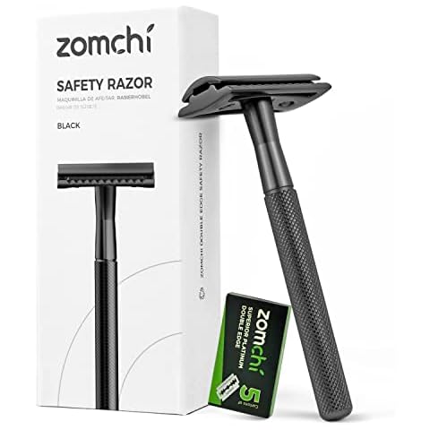 ZOMCHI Rasoir de Sécurité Noir Cover