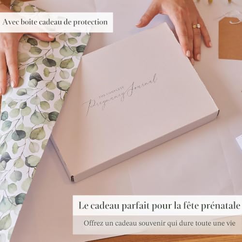 The Complete Pregnancy Journal & Planner – Bibi & Beau Livre de souvenirs de luxe pour les futures mamans britanniques | Agenda hebdomadaire de 200 pages, calendrier, scrapbooking, listes de contrôle – vue 4
