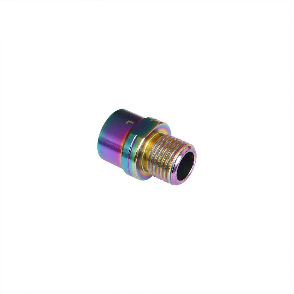 Pirhosigma Bicycle Pedal Extender Bike Pedal Spacer Extension Chromium Molybdenum Steel 9/16 inch For MTB Mountain Road Bike Road Bicycle 1 Pair Colorful - Image 2