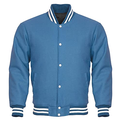 Best Sky Blue Varsity Jackets
