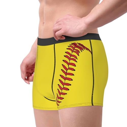 Men'S Novelty Boxer Briefs Softball Baseball Underwear For Men No Fly2