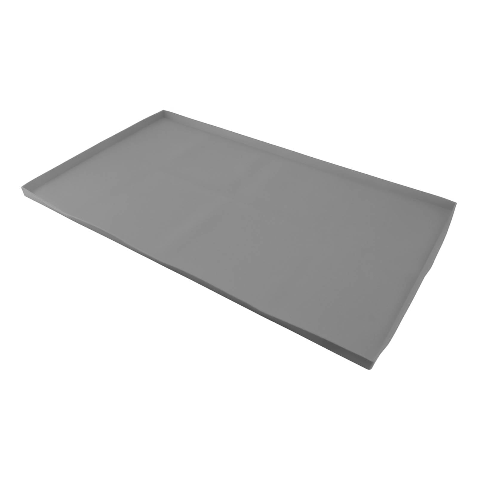 Tbest Alfombrilla de Silicona para Plancha de 28 a 36 Pulgadas, Antideslizante, Fácil de Asar, Accesorio Gris (36 Pulgadas Gris)
