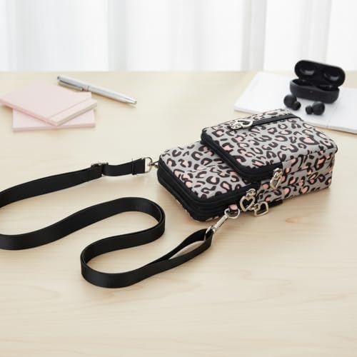 Image of JANKS Small Crossbody Bag for Women - Mini Phone Purses with Crossbody Strap and Wallet - Nylon Arm Bag