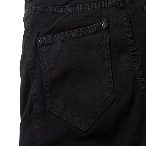 Jeans ajustados para motociclista hombre estilo urbano miniatura 4