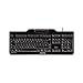 Produktbild CHERRY KC1000 SC Corded Security Keyboard USB ultraflat mit integriertem Smartcard-Terminal (BE) Layout Schweiz QWERTZ, schwarz