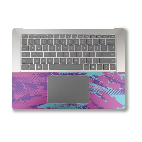 Image of Laptop Skin Compatible with Alienware M18 R2 (2024) - Grunge Purple - Premium 3M Vinyl Protective Wrap Decal Cover - Easy to Apply | Crafted in The USA by MightySkins