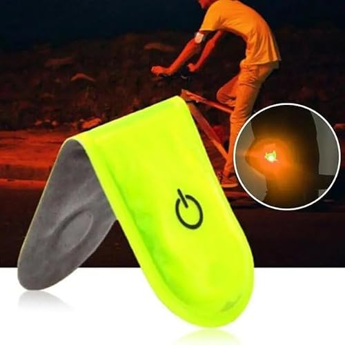 YuanHolumid Night Running Reflector Light,Led Safety Magnetic Clip Light,Outdoor Clip Running Lights,for Night Walking,Cycling,Camping,Hiking,Running,Jogging Safety Accessories - Thumbnail 3