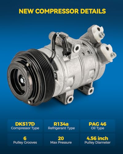 Image of PHILTOP 9L8Z19703A Air Conditioner AC Compressor with Clutch for Ford Escape 2008-2012 3.0L, Mercury Mariner 2007-2011 3.0L, Mazda Tribute 2008-2011 3L