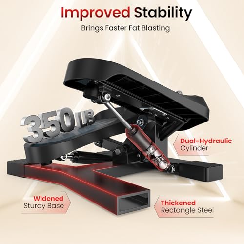 Image of FLYBIRD Home Gym Stair Stepper - Compact Cardio & Lower‑Body Workout Machine, Supports Up to 350 LBS, Targets Legs, Hips & Glutes, Ideal Fitness Gear for Both Men and Women