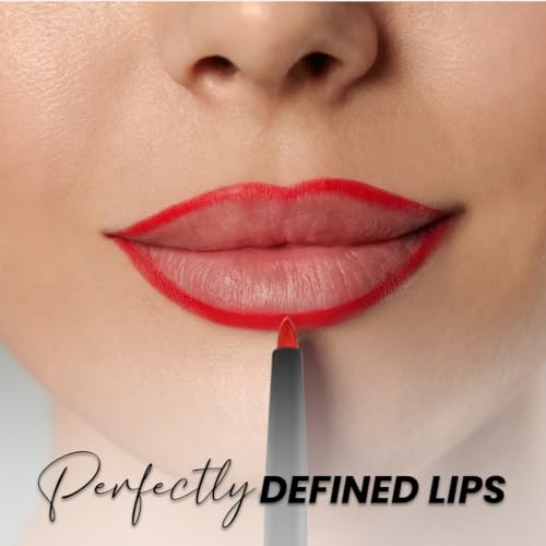 COLORESSENCE Matte Lip Liner Pencil | In-built Sharpener | Smudge Proof & Long Stay | Hydrating Texture | Intense Color | Maroon - Image 5