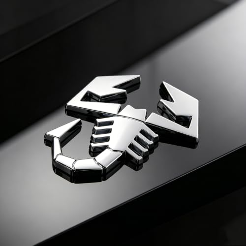 Image of 3D Scorpion Chrome Emblems Badges Sticker Car Vehicle, Truck, Motorcycle, RV, Scooter, SUV, Door, Window, Room, Wall and More Decoration (Silver Scorpion)