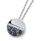 MIT VIEL LIEBE ZUM DETAIL – Die Halskette aus unserer Modeschmuck-Kollektion ist aus hochwertigen Zinn und hat eine Rhodium-Beschichtung. Maße: Breite 2,7 cm, Länge 40 cm und Höhe 2,7 cm. Klassisch, Zeitlos, Elegant: Unsere Designer haben hier ein einzigartiges Schmuckstuck entwickelt, welches nahezu perfekt zu jedem Outfit kombinierbar ist.