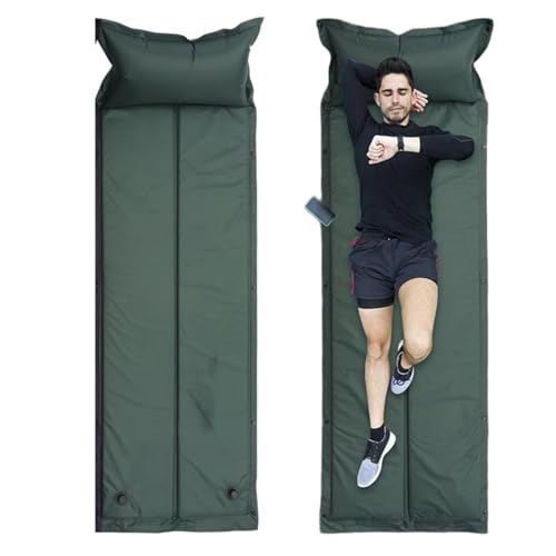 Colchonetas para acampar Colchoneta para dormir autoinflable impermeable con almohada Colchón para acampar liviano y plegable para tienda de campaña, mochilero, senderismo y viajes, colchoneta para d