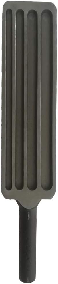 Simond Store 8” Wire & Strip Ingot Mold 6 Sizes for Metal Molding Casting, Refining Precious Metals Like Gold, Silver, Brass, Copper, Aluminium - Cast Iron Mold