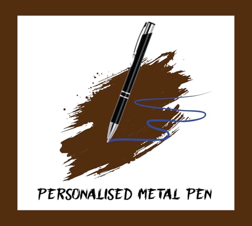 Image of Personalized Pen with Name Engraved, Pack of 10, Customized Pen for men, Women, Corporate Gift, Gifts For Teachers, Offices, Birthday, Farewell, Ballpen, Rakhi, Diwali, New Year
