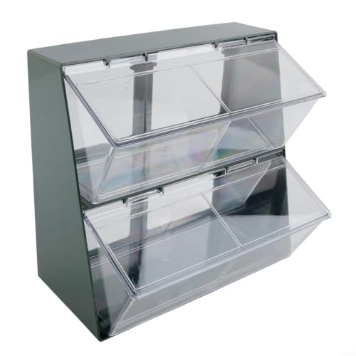 Organizador bolsas té plástico para cocina pequeña y ordenada 8
