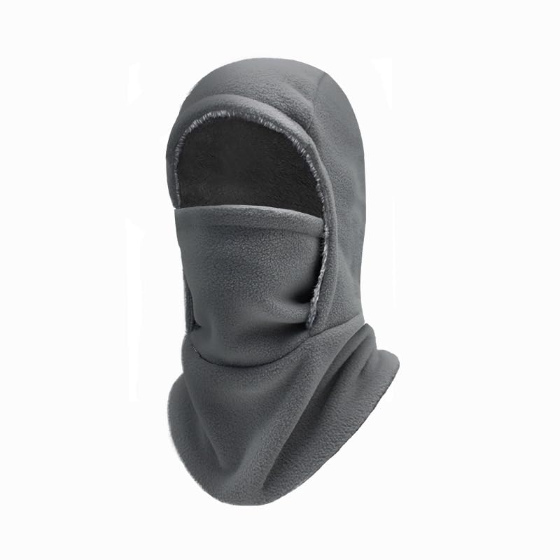 Wärmende Sturmhaube für Herren und Damen, Outdoor-Gesichts- und Nackenschutz mit Fleece-Futter