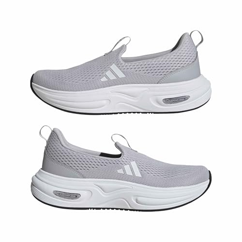 adidas Women's Cloudfoam Cuxxion - Lounge, Solid Grey/White/Black, 8.5