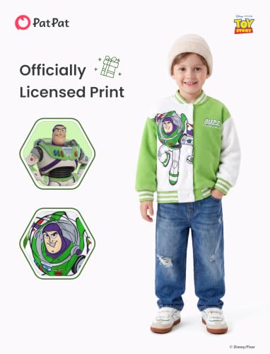Image of Disney Marvel Bomber Jacket Spider Man Toy Story Cars Varsity Cardigan2-13Y | Officially Licensed Snap Button Coat,Fall Star Wars Graphic Cloth Top,Hulk Venom Stitch Mickey Lightning Mcqueen Kids Apparel