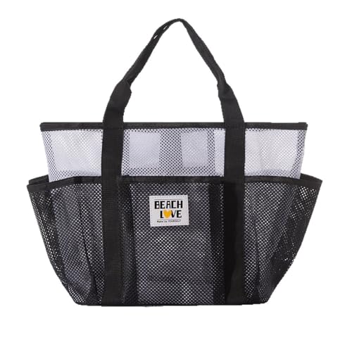 Beach Tote - Mesh Beach Bag | Large Tote Bags For Family | Reusable Shopping Grocery Bag | Large Lightweight Multi Functional