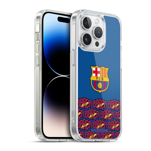 Carcasa FC Barcelona para iPhone 13 Pro de gel silicona suave
