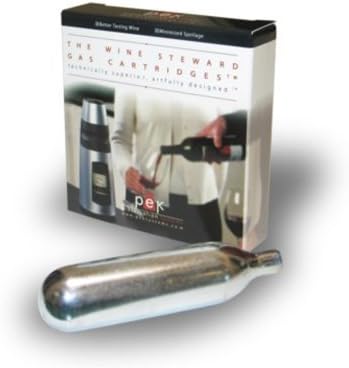 Pek Argon Gas Cartridges, Set of 12 by Pek