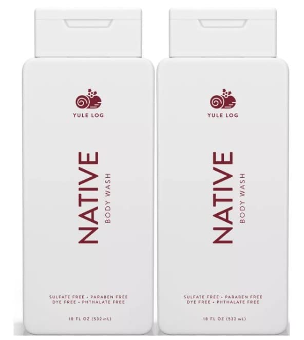 Native Gel de baño natural para mujeres y hombres, sin sulfatos, sin parabenos, sin tinte, con ingredientes limpios derivados naturalmente que dejan