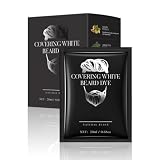 Colorante Per Barba Uomo, Crema Colorante Schiuma Vegetale, Nero
