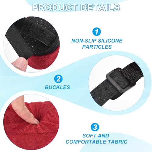 Almohadillas para brazos silla oficina contra el dolor de codo, fundas de espuma viscoelástica 4