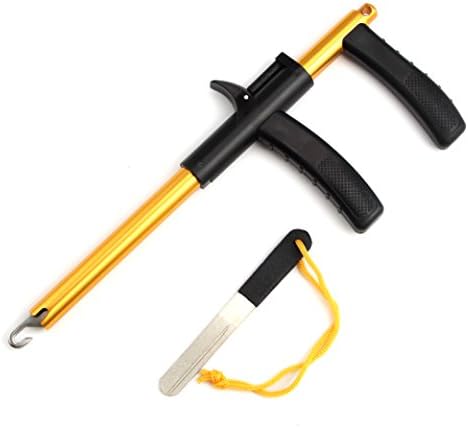 CRAZY SHARK Hook Remover Aluminum Fish Hook Remover Extractor 9.6in