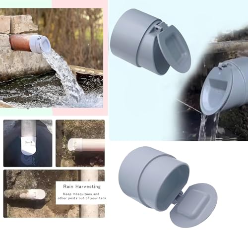 Image of ESEKSAFAR 1pc 2.5 inchinch PVC Drain Pipe cap /PVC Backflow valve for 75mm Outer diameter pipe fitting (2.5 inchinch PVC Pipe (75mm)